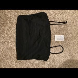 Black crop top